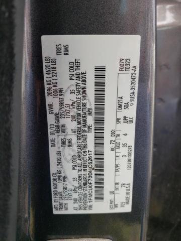 Photo 10 from auction – 2013 FORD ESCAPE S with VIN 1FMCU0F70DUC62617