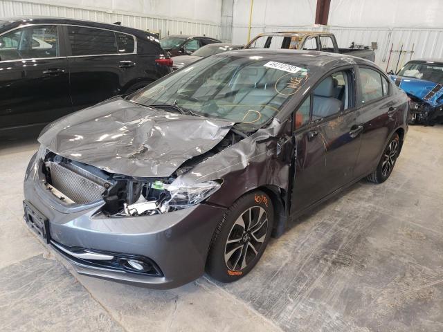 Photo 2 from auction – 2013 HONDA CIVIC EXL with VIN 2HGFB2F93DH523036