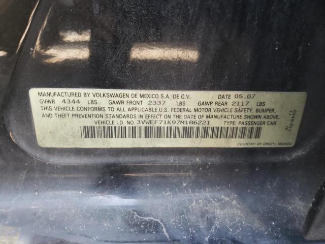 Photo 10 from auction – 2007 VOLKSWAGEN JETTA WOLF with VIN 3VWEF71K97M186221