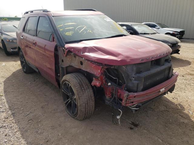 FORD EXPLORER S 2014 with VIN 1FM5K8GT0EGA54195 - Photo from auction