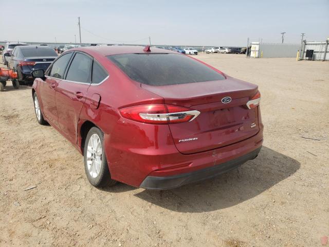 Photo 3 from auction – 2019 FORD FUSION SE with VIN 3FA6P0HD4KR108384
