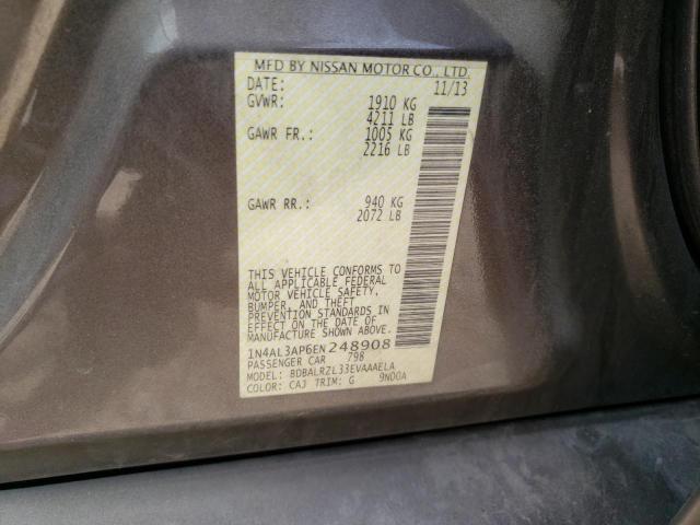 Photo 10 from auction – 2014 NISSAN ALTIMA 2.5 with VIN 1N4AL3AP6EN248908