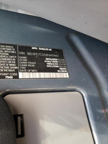 Photo 10 from auction – 2018 FREIGHTLINER SPRINTER 2 with VIN WD3PE7CD5JP645463