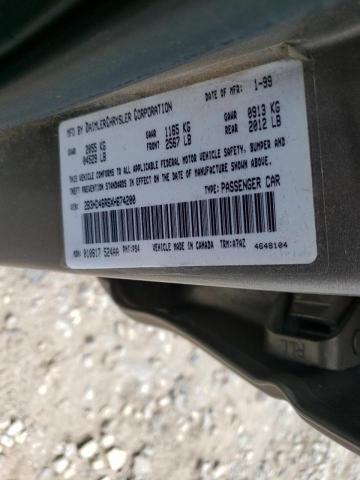 Photo 10 from auction – 1999 DODGE INTREPID with VIN 2B3HD46R6XH674200