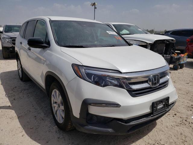 HONDA PILOT LX 2021 with VIN 5FNYF5H10MB006593 - Photo from auction