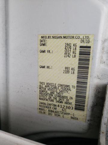 Photo 10 from auction – 2011 NISSAN ALTIMA BAS with VIN 1N4AL2AP7BN412303