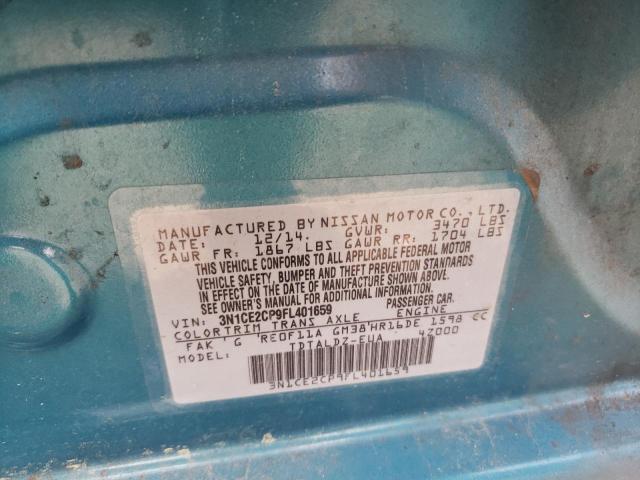 Photo 10 from auction – 2015 NISSAN VERSA NOTE with VIN 3N1CE2CP9FL401659