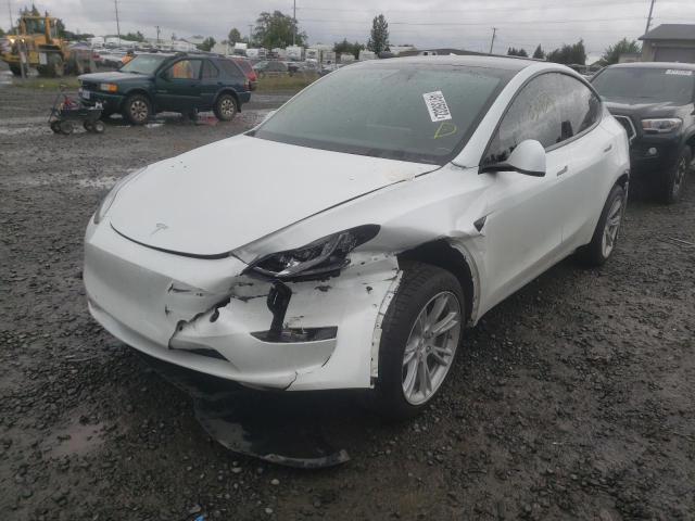 Photo 2 from auction – 2020 TESLA MODEL Y with VIN 5YJYGDEE8LF006581