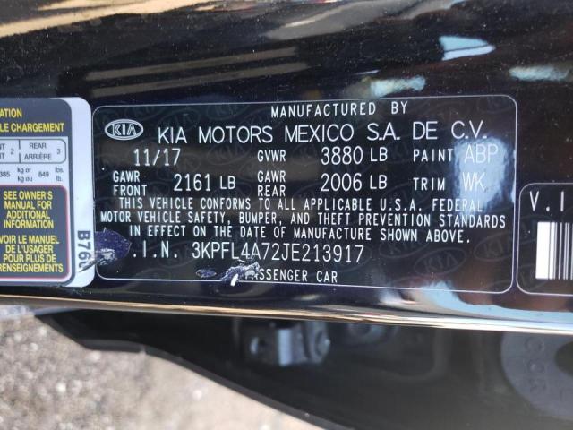 Photo 10 from auction – 2018 KIA FORTE LX with VIN 3KPFL4A72JE213917