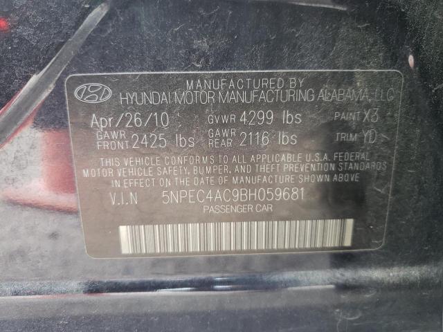Photo 10 from auction – 2011 HYUNDAI SONATA SE with VIN 5NPEC4AC9BH059681