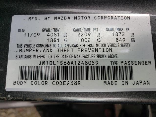 Photo 10 from auction – 2010 MAZDA 3 S with VIN JM1BL1S66A1248059