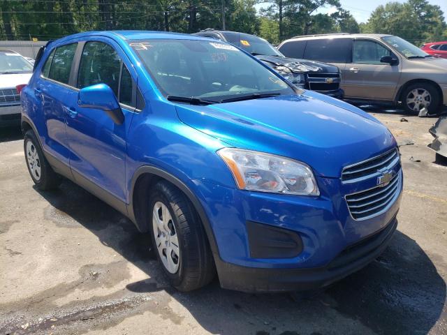 CHEVROLET TRAX LS 2016 with VIN KL7CJKSBXGB757293 - Photo from auction
