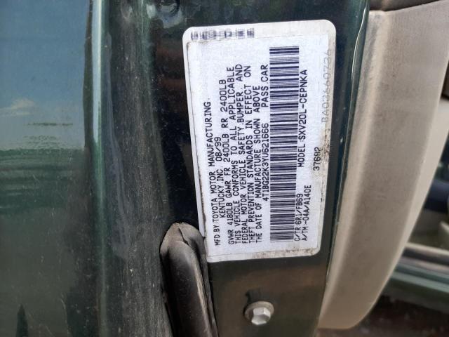 Photo 10 from auction – 2000 TOYOTA CAMRY CE with VIN 4T1BG22K3YU621666