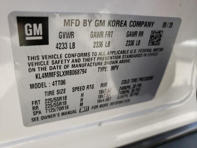 Photo 10 from auction – 2021 BUICK ENCORE GX with VIN KL4MMFSLXMB068794