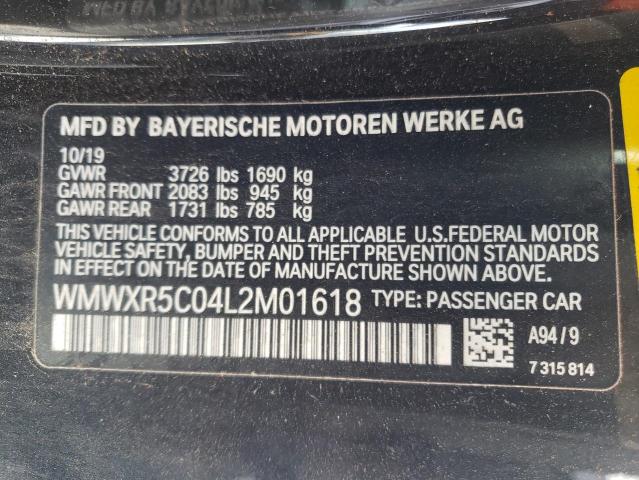 Photo 10 from auction – 2020 MINI COOPER S with VIN WMWXR5C04L2M01618