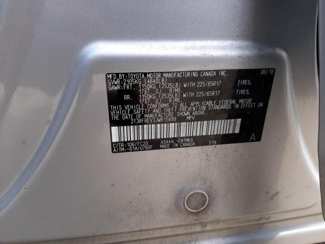 Photo 10 from auction – 2018 TOYOTA RAV4 ADVEN with VIN 2T3RFREV3JW815899