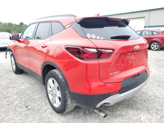 Photo 3 from auction – 2020 CHEVROLET BLAZER 2LT with VIN 3GNKBCR49LS718838