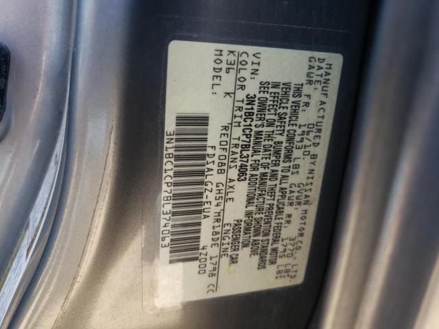 Photo 10 from auction – 2011 NISSAN VERSA S with VIN 3N1BC1CP7BL374063