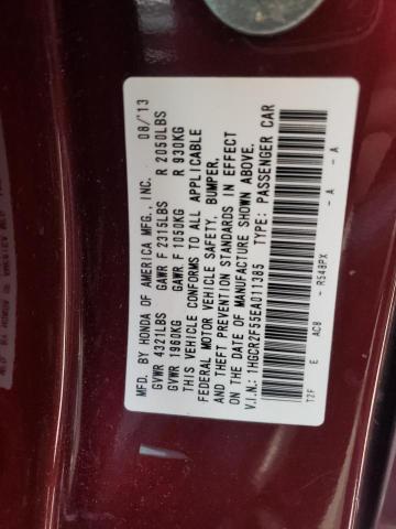 Photo 10 from auction – 2014 HONDA ACCORD SPO with VIN 1HGCR2F55EA011385