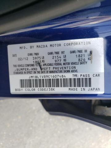 Photo 10 from auction – 2012 MAZDA MAZDA3 with VIN JM1BL1V89C1607484