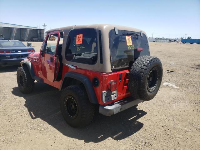 Photo 3 from auction – 2000 JEEP WRANGLER / with VIN 1J4FA29P3YP717265