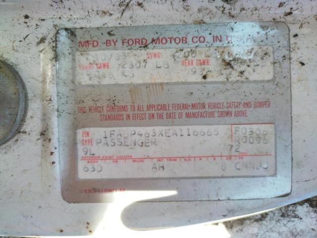 Photo 10 from auction – 1984 FORD THUNDERBIR with VIN 1FABP463XEA116665