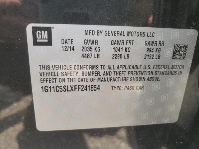 Photo 10 from auction – 2015 CHEVROLET MALIBU with VIN 1G11C5SLXFF241854