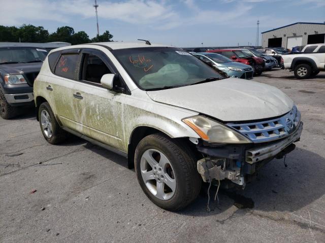 NISSAN MURANO SL 2003 with VIN JN8AZ08T93W117722 - Photo from auction