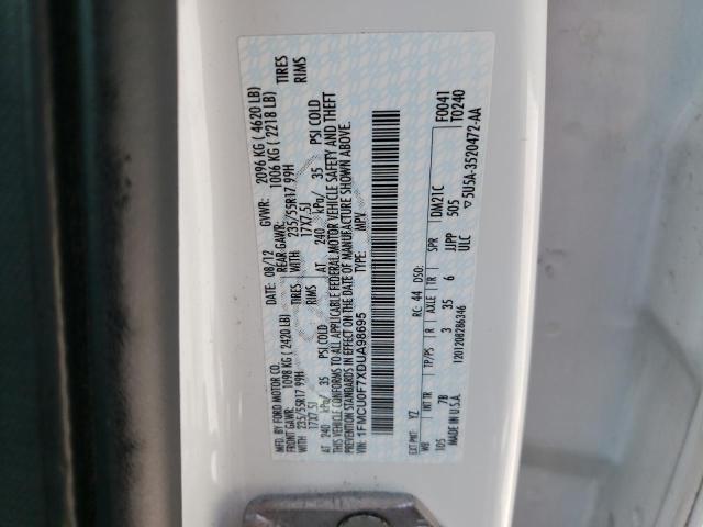 Photo 10 from auction – 2013 FORD ESCAPE S with VIN 1FMCU0F7XDUA98695