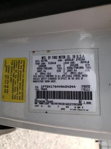 Photo 10 from auction – 1997 FORD F150 with VIN 1FTDX1764VNA24244