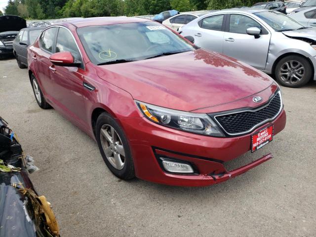 KIA OPTIMA LX 2015 with VIN 5XXGM4A78FG488675 - Photo from auction