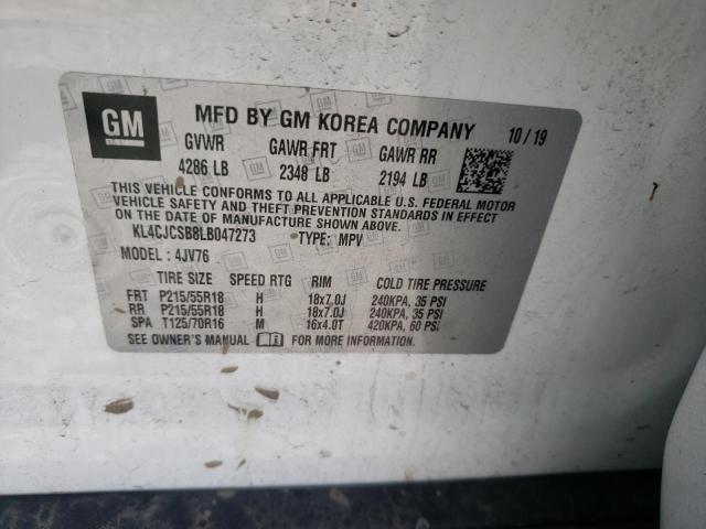 Photo 10 from auction – 2020 BUICK ENCORE ESS with VIN KL4CJCSB8LB047273