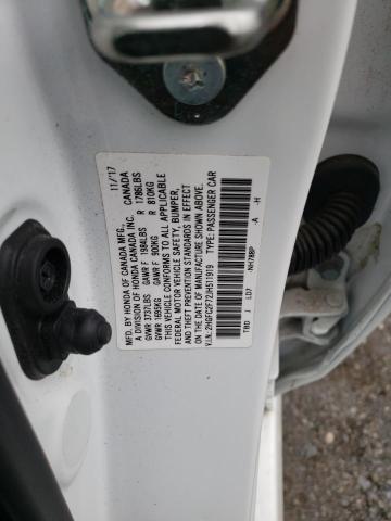 Photo 10 from auction – 2018 HONDA CIVIC EX with VIN 2HGFC2F72JH511919