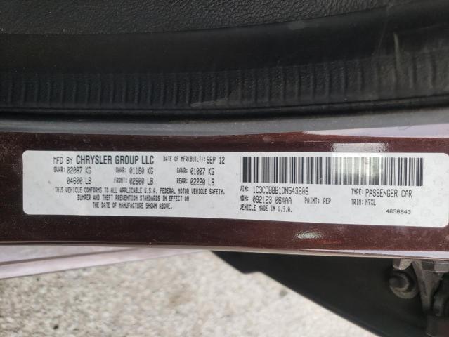Photo 10 from auction – 2013 CHRYSLER 200 TOURIN with VIN 1C3CCBBB1DN543806
