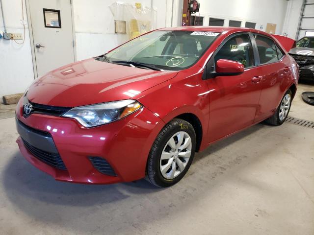 Photo 2 from auction – 2016 TOYOTA COROLLA L with VIN 5YFBURHE2GP542086