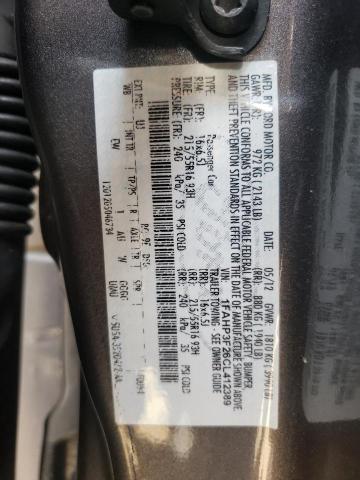 Photo 10 from auction – 2012 FORD FOCUS SE with VIN 1FAHP3F26CL412389