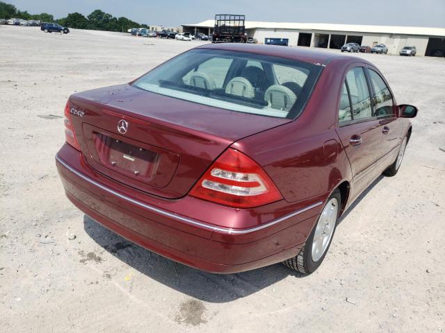 Photo 4 from auction – 2003 MERCEDES-BENZ C 240 with VIN WDBRF61J63E014751