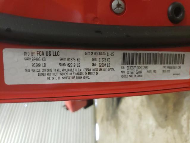 Photo 10 from auction – 2016 DODGE CHALLENGER with VIN 2C3CDZFJ3GH112081