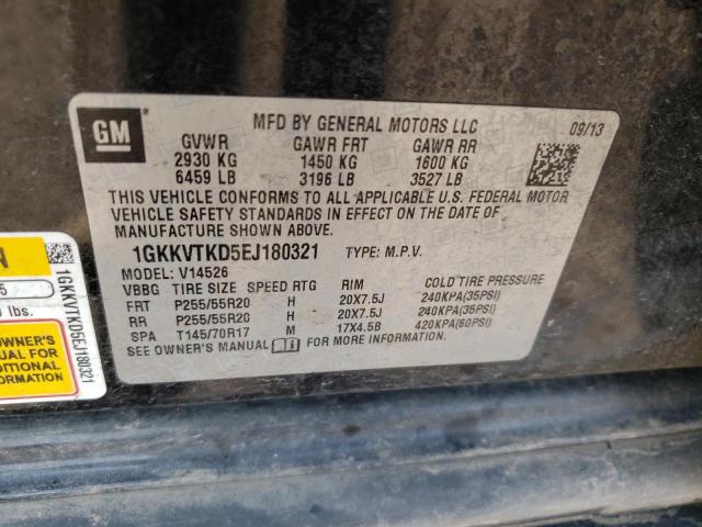 Photo 10 from auction – 2014 GMC ACADIA DEN with VIN 1GKKVTKD5EJ180321