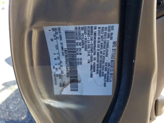 Photo 10 from auction – 2000 MERCURY SABLE GS with VIN 1MEFM50U6YG641296