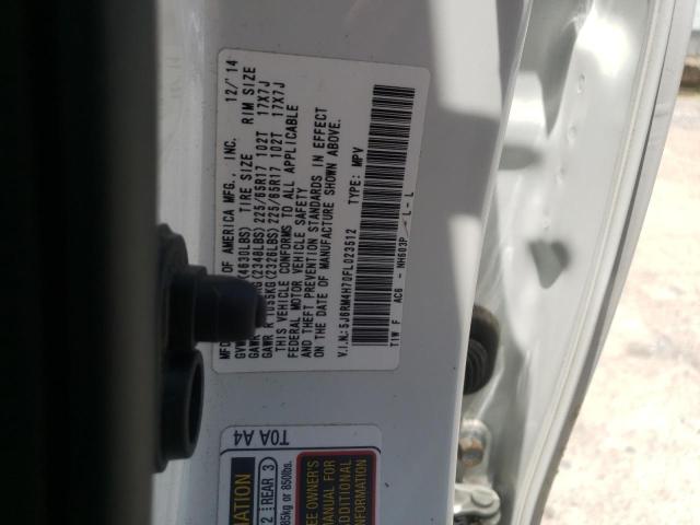 Photo 10 from auction – 2015 HONDA CR-V EXL with VIN 5J6RM4H70FL023512
