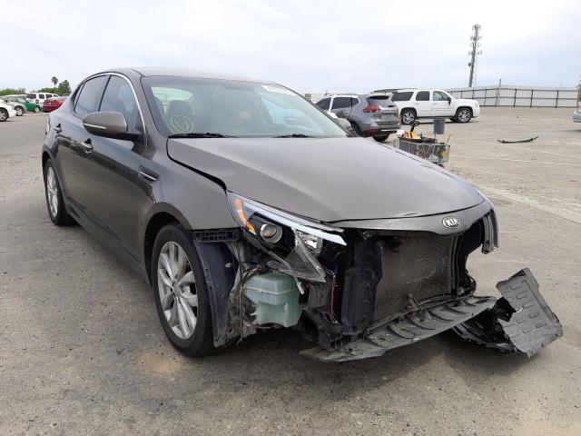 KIA OPTIMA LX 2014 with VIN 5XXGM4A79EG340940 - Photo from auction