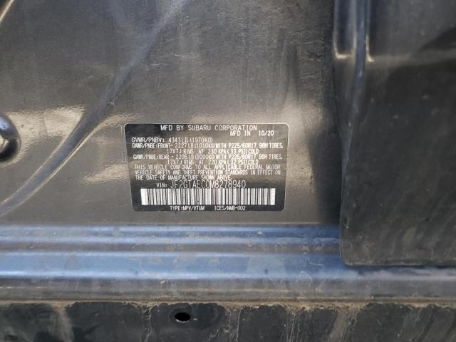 Photo 10 from auction – 2021 SUBARU CROSSTREK with VIN JF2GTAEC0M8278940