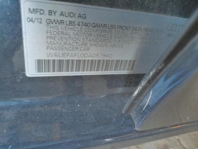 Photo 10 from auction – 2013 AUDI A4 PREMIUM with VIN WAUEFAFL0DA057940