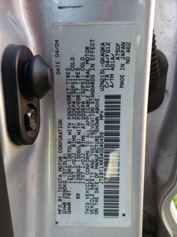 Photo 10 from auction – 2004 TOYOTA 4RUNNER SR with VIN JTEBT14R540040459