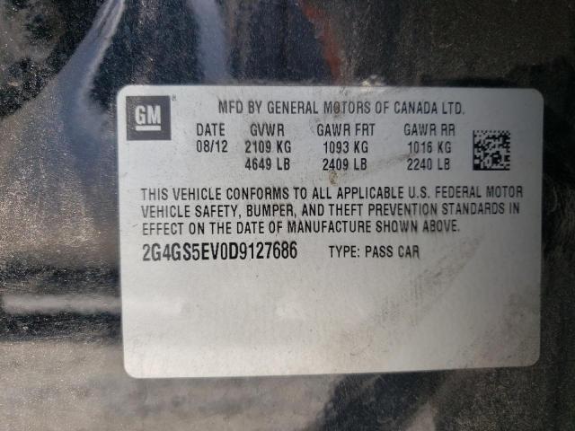 Photo 10 from auction – 2013 BUICK REGAL PREM with VIN 2G4GS5EV0D9127686