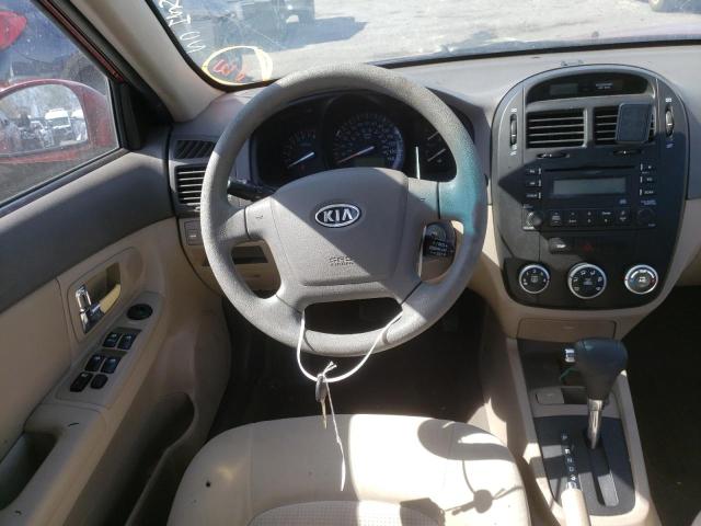 Photo 9 from auction – 2009 KIA SPECTRA EX with VIN KNAFE222195655433
