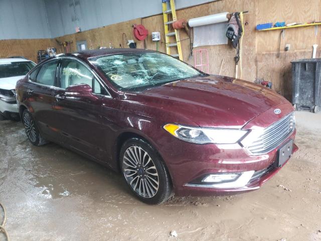 FORD FUSION SE 2017 with VIN 3FA6P0T92HR139967 - Photo from auction