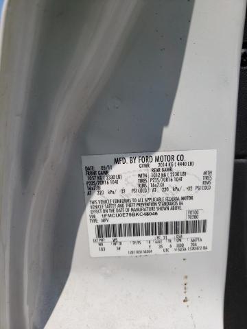 Photo 10 from auction – 2011 FORD ESCAPE LIM with VIN 1FMCU0E79BKC48046