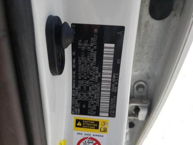 Photo 10 from auction – 2012 TOYOTA HIGHLANDER with VIN 5TDZK3EH3CS085015